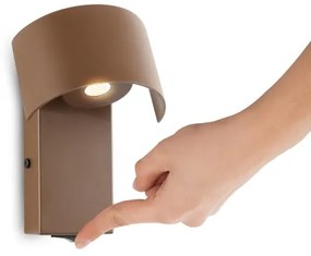 Brilagi - Applique a LED VASTO LED/3W/230V marrone