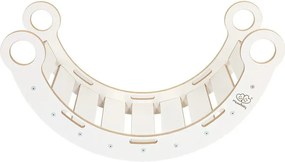 Arco a dondolo montessori bianco in pino massiccio 39x75x38 cm Montessori – Meowbaby