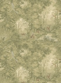 Mulberry Home Carta da parati Mulberry Woodland - Misty Morning