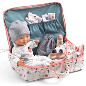 Baby Pomea - valigia con bambola Vanille e accessori