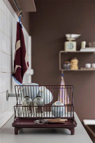 Scolapiatti a due piani burgundy 42x29 cm Dry-It – Mette Ditmer Denmark