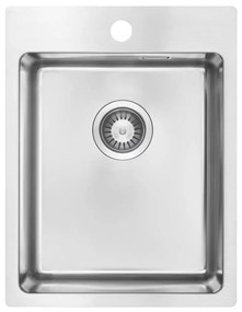 Deante ZPO_010E - Lavello della cucina OLFATO 50,5x39 cm pettinato acciaio