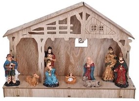 Solight 1V259 - Decorazione natalizia LED LED/2xAA betlém