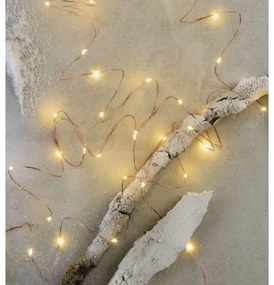 Catena LED da esterno natalizia 100xLED/15m IP44 bianco caldo