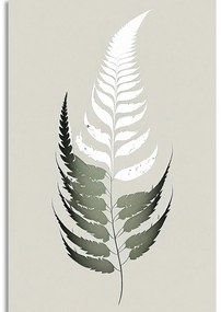 Quadro su tela – Fogliolina minimalista di felce