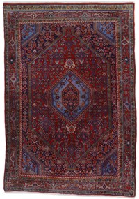 Bidjar Tappeto 110x160 (Iran) Annodato A Mano