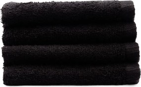 Set di asciugamani con asciugatura rapida e tipo terry neri in cotone 4 pz 30x30 cm Quick Dry – Catherine Lansfield
