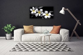 Quadro su tela Fiore della Pianta Plumeria 100x50 cm