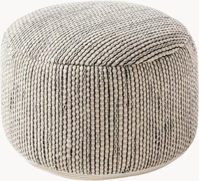 Pouf in lana tessuto a mano Rocco