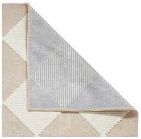 Tappeto bianco e beige lavabile 160x230 cm Lyna Beige&amp;White – Think Rugs