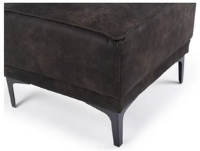 Sgabello antracite in similpelle Copenhagen - Scandic