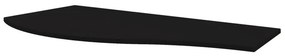 Top per lavabo Vague BADEN HAUS L 103 x H 1.6 x P 51 cm nero mdf, dx