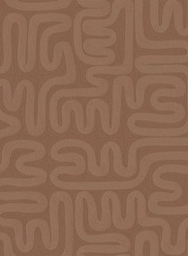 Arte Carta da parati Sarana - Mahogany