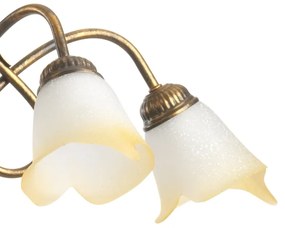 ONLI - Lampadario a sospensione con catena DOPPIO GIRO 5xE14/6W/230V bronzo
