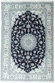 Nain Tappeto persiano 290 x 190 Blu (Iran) Annodato A Mano