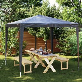 Gazebo Professionale 2,5x2,5 M Antracite 90 G/m² /