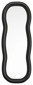 Specchio organico L. 60 x H. 160 cm in Legno di paulownia Nero - TAYLI
