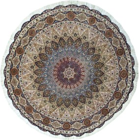 Tabriz Tappeto 150 x 150 (Iran) Annodato A Mano