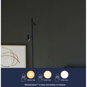 Nordlux - Lampada da terra dimmerabile a LED OMARI 2xLED/3,2W/230V nero