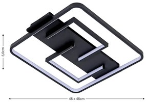 Brilagi - Plafoniera LED dimmerabile FLARE LED/34W/230V 3000-6000K + telecomando