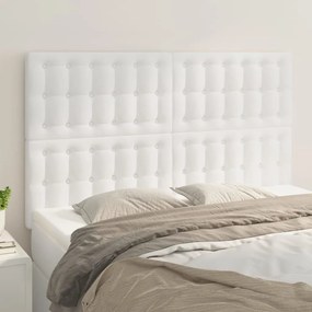 Testiere 4 Pz Bianche 72x5x78/88 Cm İn Similpelle /