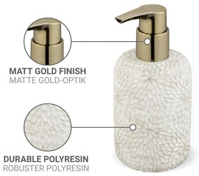 Dispenser per sapone bianco in poliresina 300 ml Montalfano – Wenko