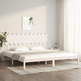 Giroletto Bianco 200x200 Cm İn Legno Massello /