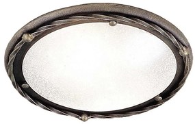 Elstead PB-F-B-BLK-GOLD - Plafoniera PEMBROKE 1xE27/60W/230V ottone