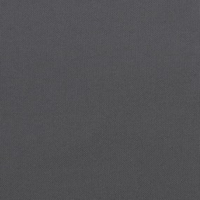 Cuscino per Lettino Antracite 200x60x3 cm in Tessuto Oxford