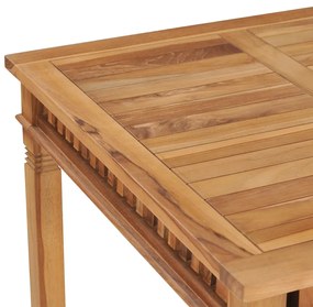 Tavolo da Pranzo per Giardino 80x80x80 cm in Massello di Teak