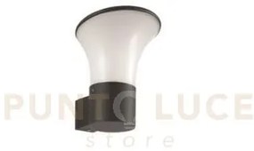 Applique da esterno ares nero 1 luce attacco e27 ip54 h.21cm