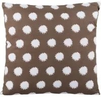 Cuscino divano 45x45 cm pois marrone