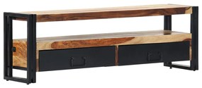 Mobile porta tv 120x30x40 cm in legno massello di sheesham