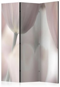 Paravento Tulipani Fine Art - Bianco e Nero - Tulipani in contrasto sbiadito