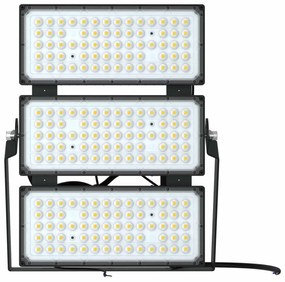 Faro Modulare LED 600W IP66, 167lm/W, Dimmerabile DALI - INVENTRONICS Colore  Bianco Naturale 4.000K, Scegli l'angolo di illuminazione 30°, Scegli le staffe dei moduli Fisse