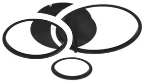 Lampadario a plafone LED dimmerabile LED/40W/230V nero + telecomando