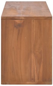 Mobile porta tv 90x30x40 cm in legno massello di teak