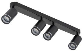 Faretto JET 4xGU10/10W/230V nero