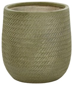Vaso per piante verde ⌀ 39 cm LIVADIA Beliani
