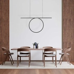 Lampadario LED sospeso su cavo ODETTA LED/42W/230V 4000K nero