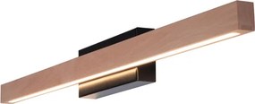 Applique LED scandinavo Dora nero IP44, luce bianco caldo dimmerabile 770 lumen