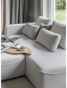 Divano letto angolare crema (a U) Homely Tommy - Miuform