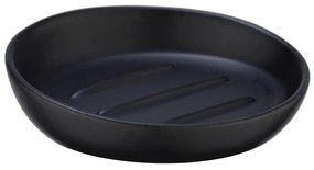 WENKO 23653100 - Portasapone BADI 11,5x3 cm nero