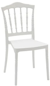 Set sedie CHIAVARINA lavorate in polipropilene bianco