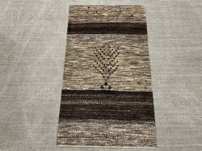 Loribaft Tappeto 80 x 140 Marrone (Iran) Annodato A Mano