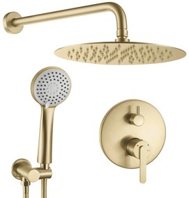 Set doccia da incasso Rea Ontario Brush Gold + BOX