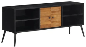 Mobile Porta Tv 112x31x45 Cm İn Teak Massello Di Recupero /