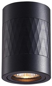 Faretto BIMA 1xGU10/25W/230V tondo nero