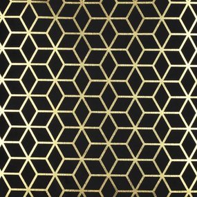 Eglo 420078 - Cuscino decorativo SINGU 45x45 cm nero/oro