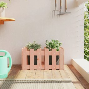 Fioriera Giardino Design Recinzione 60x30x30cm Massello Douglas /